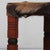 Wood and Leather Stool For Sale - Image 3 of 8