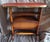 1960s Mid-Century Side Table with Integrated Newspaper Rack in Brown Beechwood with Red Faux Leather Top, 1960s For Sale - Image 5 of 7