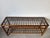 Coastal 1970's Vintage Coastal Geometric Rattan & Glass Top Console Table For Sale - Image 3 of 16