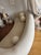 Early 21st Century Rh Restoration Hardware Sylvain Curved Sofa in Cream For Sale - Image 5 of 6