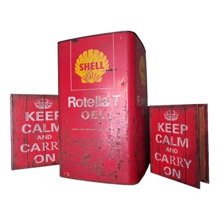 Oil Tank from Shell, 1955 For Sale