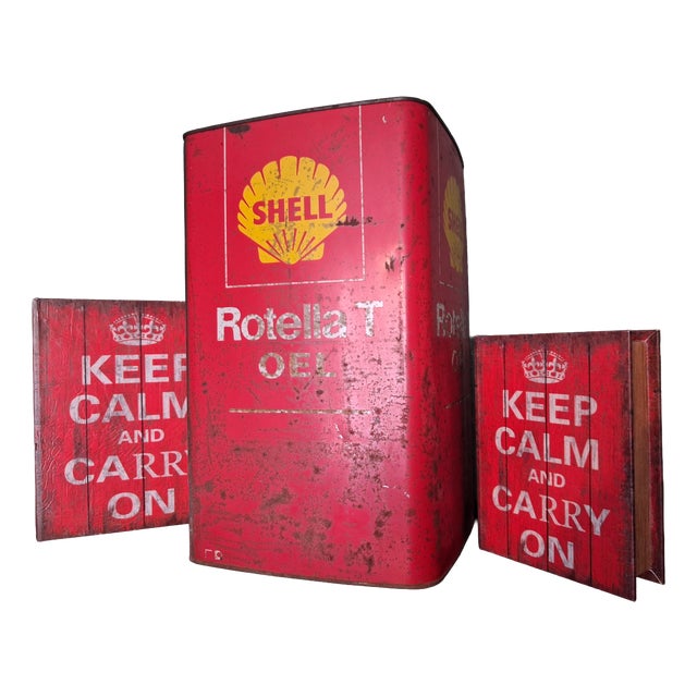 Oil Tank from Shell, 1955 For Sale