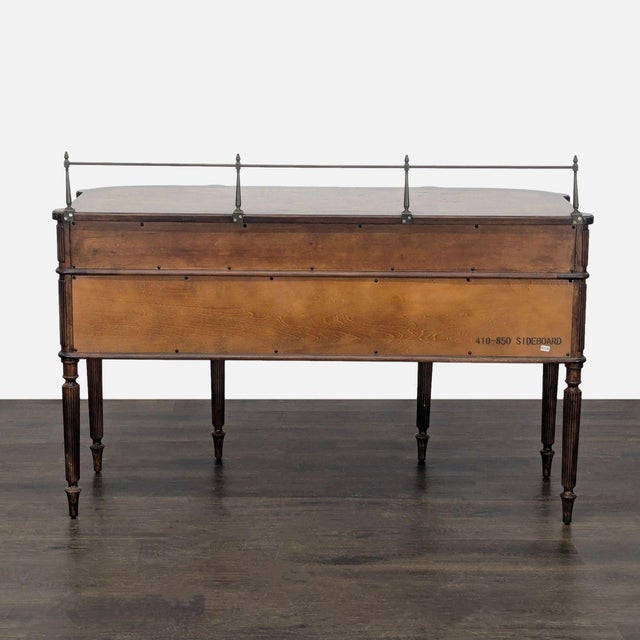Sideboard With Decorative Veneers and Metal Embellishments For Sale In San Francisco - Image 6 of 13