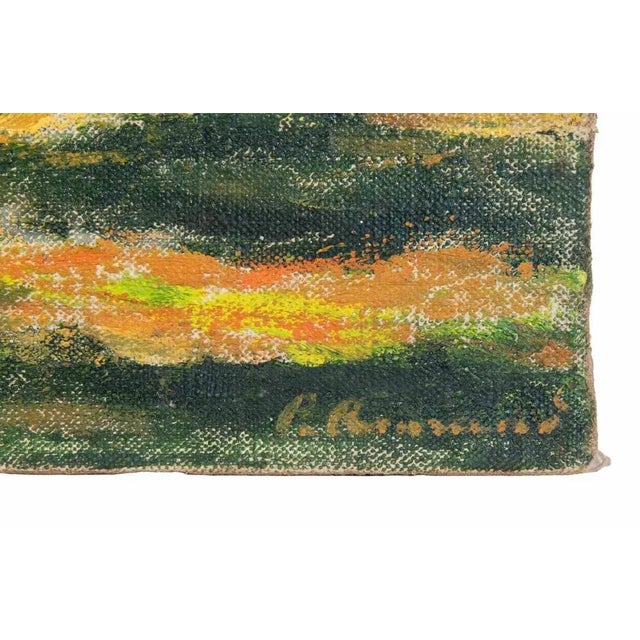 Contemporary Pino Romanò, Olive Grove in Salento, Oil Painting, 1990s For Sale - Image 3 of 5