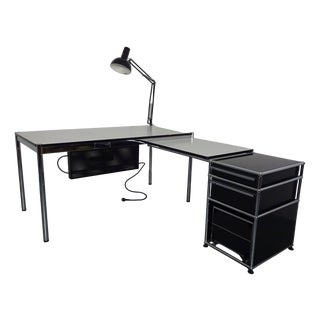 Large Desk by Fritz Haller and Paul Schärer for USM Haller, Switzerland, 1990s For Sale