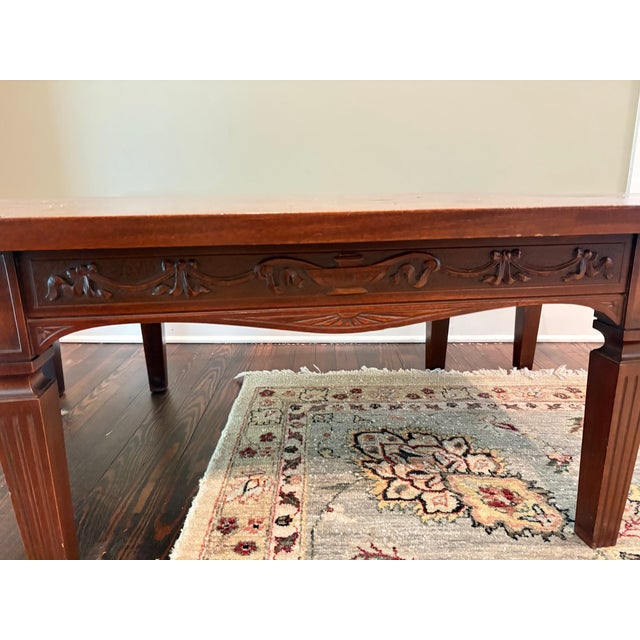 Karpen of California Karpen 1930s-40s Large Mahogany Coffee Table For Sale - Image 4 of 7