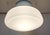 1930s Art Deco German Ceiling Lamp with Opaque White Glass Shade, 1930s For Sale - Image 5 of 7