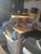 Vintage Brass Banker /Piano Lamp For Sale - Image 4 of 6