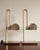 Produced in France during the 1970s, this pair of architectural table lamps draws on the geometric language of Bauhaus and...