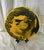Glass Large Vintage Studio Art Glass – Yellow & Cobalt Sculptural Decor, 13” For Sale - Image 7 of 12