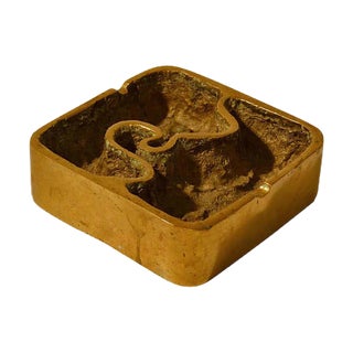 Bronze Sculpture Ashtray or Paperweight, 1970s For Sale
