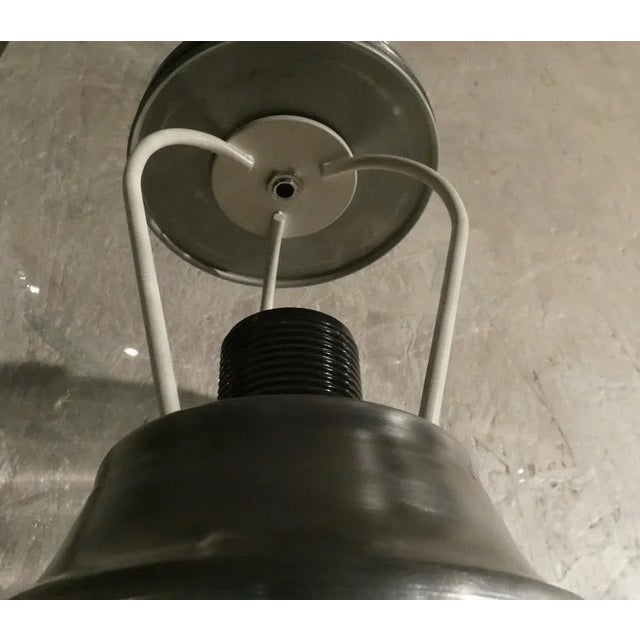 Table Lamp with Transparent Lampshade, 1980s For Sale - Image 6 of 9