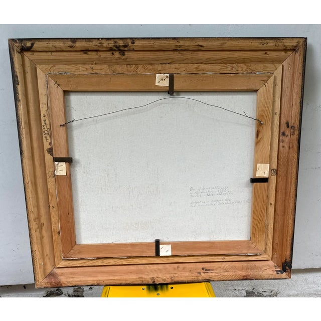 1970s California Impressionist Seascape Oil Painting Blackie's Boat Yard Newport Beach Waterfront Signed For Sale In Los Angeles - Image 6 of 13