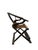 Chinese Antique Chinese Huanghuali Horseshoe Back Folding Throne Chair For Sale - Image 3 of 4