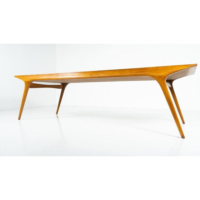 Large Mid-Century Walnut Dining Table from Carlo De Carli, 1950s For Sale - Image 15 of 18