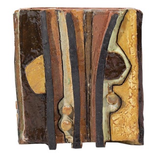 1967 Studio Pottery Vase by Mary Ann Wurst For Sale