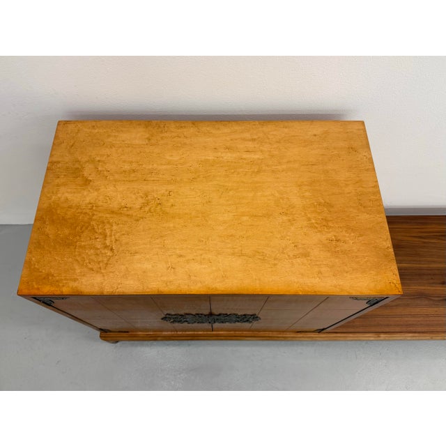 Vintage Wooden Platform Credenza For Sale In West Palm - Image 6 of 7
