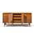 Brown Broyhill Brasilia Mid Century Walnut and Brass 9-Drawer Lowboy Dresser For Sale - Image 8 of 9