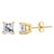Celebrate any occasion with these classic shimmering diamond stud earrings. Crafted from 14k Yellow Gold each earring...