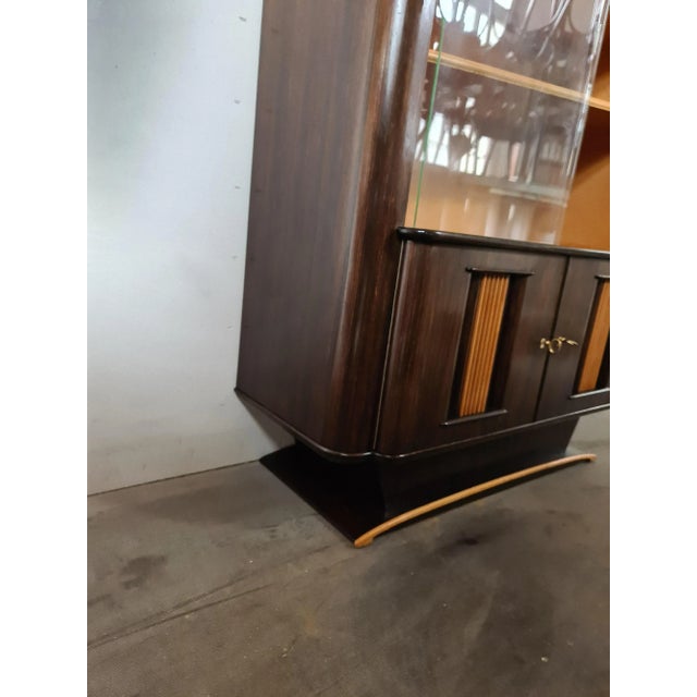 Vintage Art Deco Macassar Buffet by Jules Perrenoud For Sale - Image 4 of 18