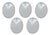 Monumental Campanile Wall Lights by Patrick Jouin for Artemide, 2000, Set of 5 For Sale