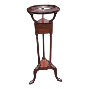 The Barley Collection Hancrafted Mahogany Wash Stand Shaving / Plant Ptand