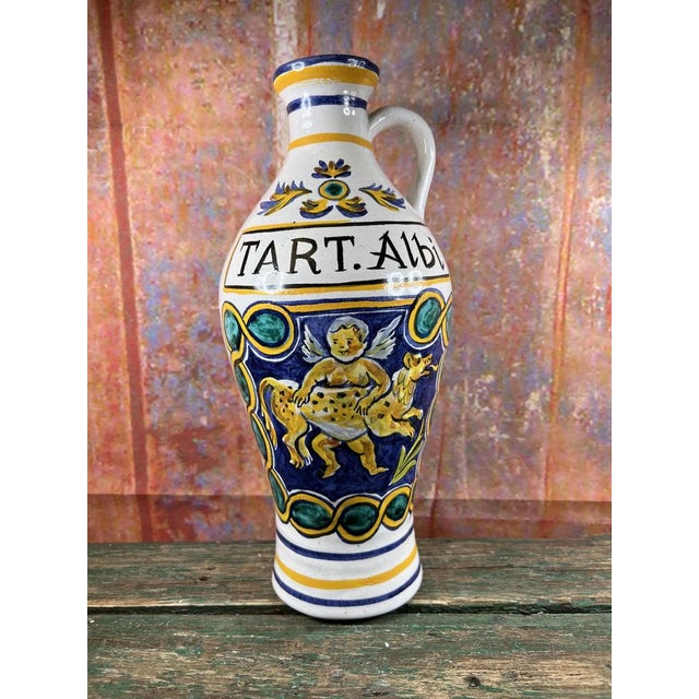 Vintage Pharmacy Jar or Vase For Sale - Image 5 of 13