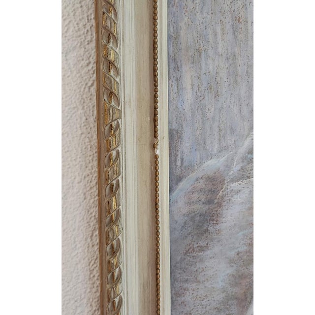 Louis Rheiner, Louis Rheiner, Portrait of Actress Eleonora Duse, Pastel on Paper, Framed, 1890s, Pastel & Paper For Sale - Image 12 of 14