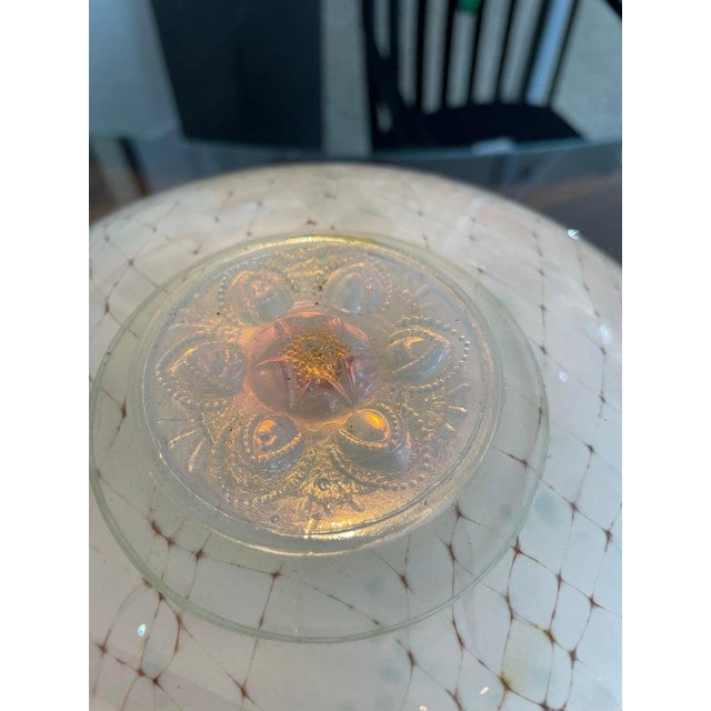 Brass Murano Glass Orbe Table Lamp For Sale - Image 8 of 12