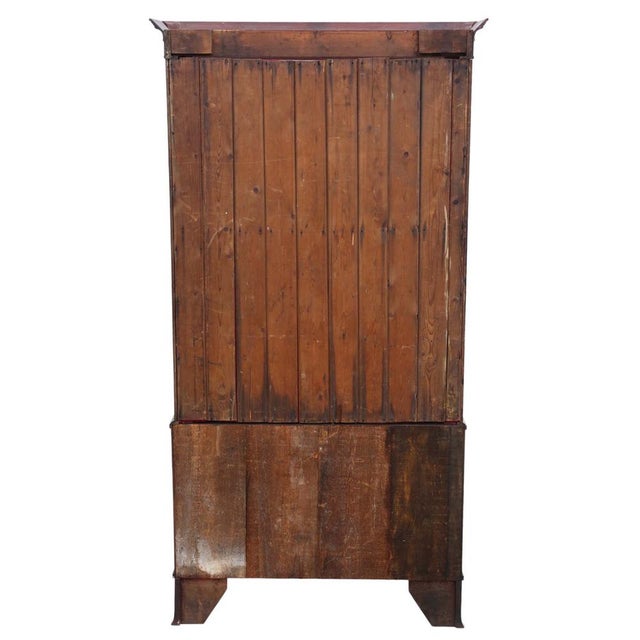 Large Antique Georgian Mahogany Bookcase For Sale - Image 3 of 8