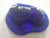 Blenko Contemporary Blenko Cobalt Blue Art Glass Sleeping Dog Figurine For Sale - Image 4 of 6