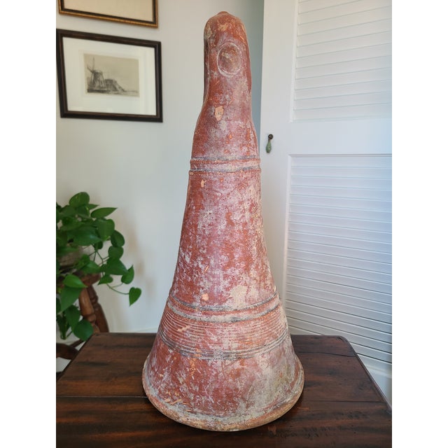 Early 20th Century Primitive African Terracotta Bedpost For Sale - Image 4 of 14