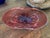 Mid-Century Modern Vintage Chřibská Czech Cranberry Art Glass Pedestal Centerpiece Bowl For Sale - Image 3 of 5