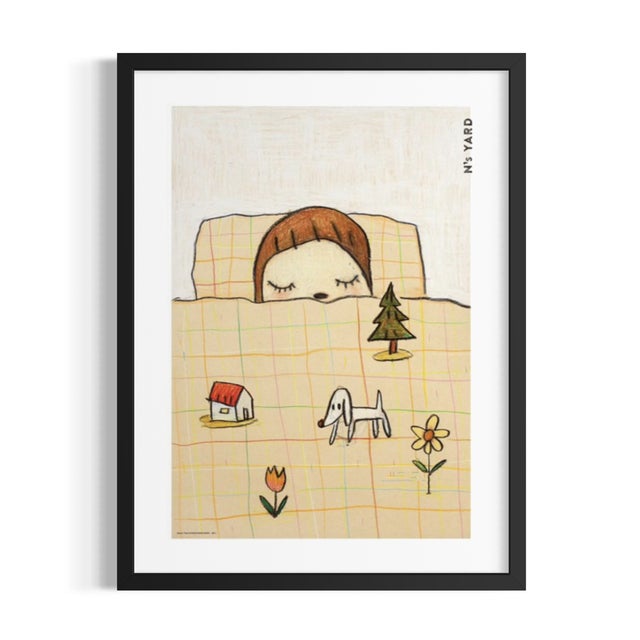 Yoshitomo Nara 奈良美智 Dream Time Poster Accompanied by a Certificate of Authenticity Dimension: 20.3 x 14.3 in | 51.5 x 36.4...