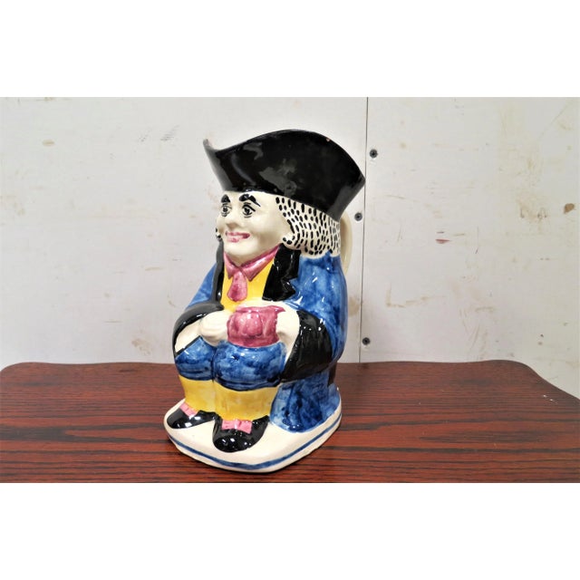 Vintage English Character Large Toby Jug or Toby Pitcher For Sale - Image 12 of 12