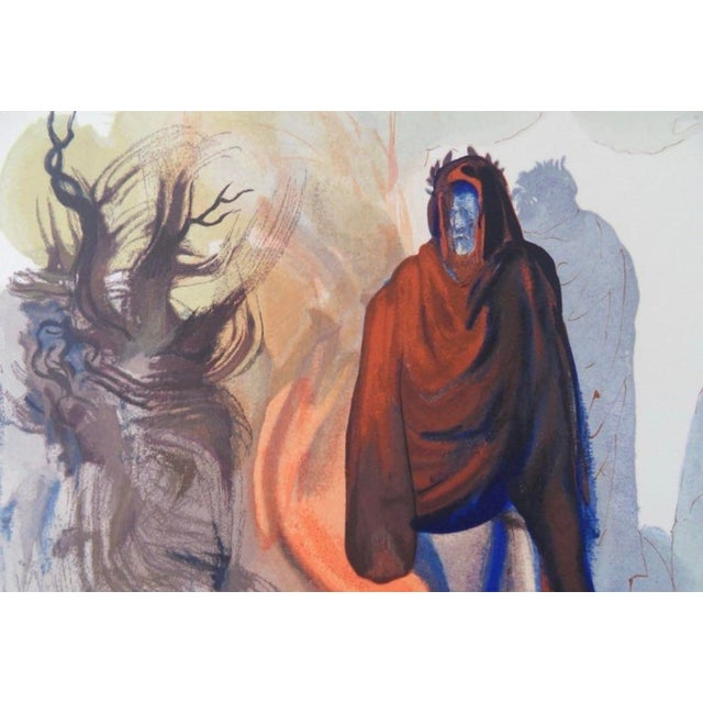 1960s Salvodor Dali's 'The Apparition of Dis (The Ghost Spoken Of)" From Inferno, Canto 34 For Sale - Image 5 of 5