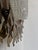 Vintage Brass and Pressed Molded Glass Wall Sconce, Sweden, 1960 For Sale - Image 4 of 11