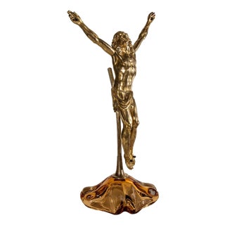 Corpus Christi Sculpture, 1800s, Gilded Bronze For Sale