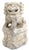 Stone Gray Foo Dog Statue For Sale - Image 8 of 13