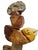At 31 inches on a natural wood base this smaller totem has an intimate, meditative quality that the larger floor...