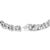Indulge in the ultimate luxury with this stunning diamond Byzantine link bracelet. Crafted from lustrous 14K white gold,...