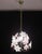 Vintage Murano glass chandelier with white and pink flowers. The chandelier has 1 light points with E27 connection,...