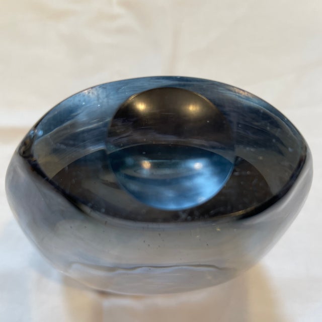 Orrefors' Art Glass Vase by Nils Landberg, Circa 1950-1960s For Sale In Seattle - Image 6 of 7