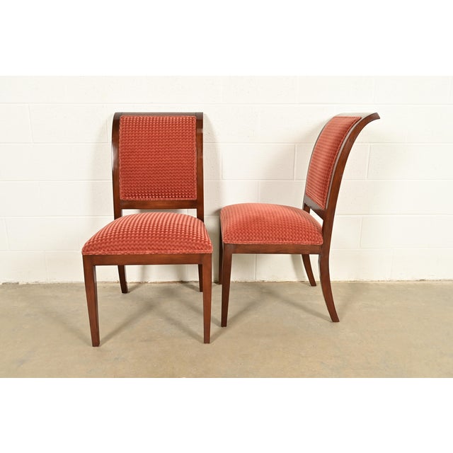 Smith & Watson Regency Carved Mahogany Dining Chairs, Set of Six For Sale In South Bend - Image 6 of 14