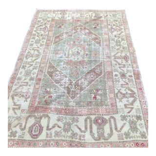 Antique Turkish Rug | 6x7 For Sale