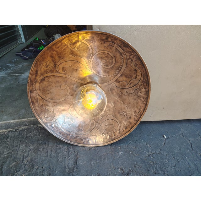 1970s 1970s Excellent Wall or Ceiling Light Custom Made For Sale - Image 5 of 9