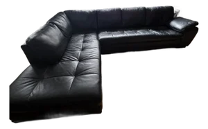 2 Piece Modern Leather Sectional Sofa and Corner Chaise by Palliser