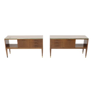 Vintage Twin Sideboards by Gio Ponti, 1950s, Set of 2 For Sale