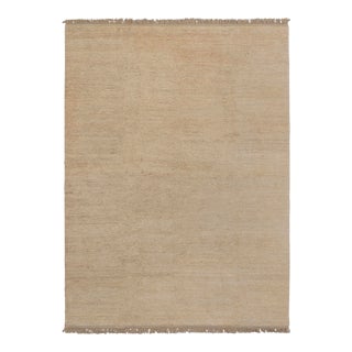 High Quality Hand Knotted Natural Jute Loop Pattern Solid Rug 12x15Ft. For Sale