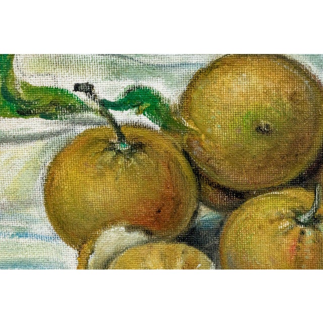 Italian Beautiful Still Life, Oil on Canvas, Signed, C. 1966 For Sale - Image 3 of 10